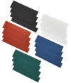 TTU set 8/4, 10/5, 12/6, 14/7 green, blue, red, black, white 20x8 cm/pack. IEK0