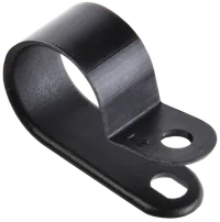 Mounting bracket 16mm nylon black (50pcs) IEK