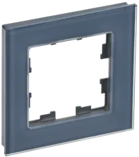 BRITE Frame 1-gang RU-1-2-Br glass marengo matte IEK