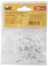Plastic round bracket 9mm (20pcs.) IEK2