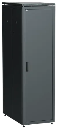 ITK LINEA N Шкаф сетевой 19" 38U 600х1000мм металлическая передняя дверь черный