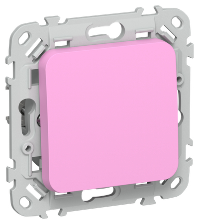 FLITE Выключатель 1-клавишный кнопочный 10А ВС11-2-0-ФлПр пурпурный IEK