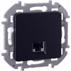 INSPIRIA Розетка компьютерная RJ45 категория 5Е UTP антрацит0