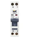 ARMAT Автоматический выключатель дифференциального тока B06S 1P+NP C6 30мА тип A (18мм) IEK1