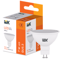 LED MR16 570lm 3000K GU5 IEK