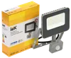 LED floodlight SDO 07-20D gray with Motion Sensor IP44 IEK2