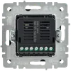 BRITE Термостат электронный с индикацией ТС10-1-БрГ графит IEK6