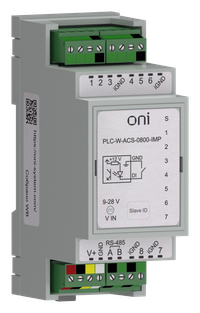 ПЛК W. Расширение входов/выходов по Modbus RTU 8 DI ONI