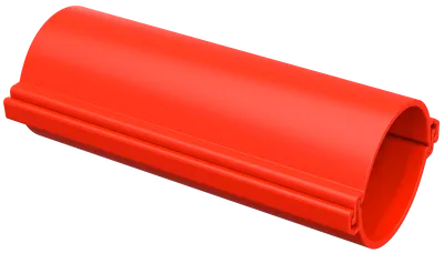 Collapsible pipe d=110mm (3m) red IEK