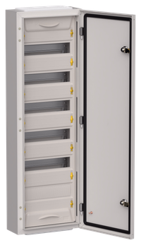 TITAN 5 Корпус металлический ЩРн-72 (1х72) 960х310х140мм IP54 серый (одна дверь) IEK