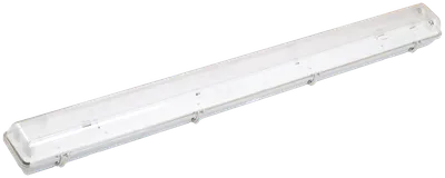 The luminaires are designed for general lighting in public, production and auxiliary premises with increased content of dust and moisture (laundries, green houses, factory shops, garages, basements, etc.), and also for outdoor lighting on construction and production sites.
Meet the requirements of EN 55015, 60598-1, 60598-2-1, 61547.