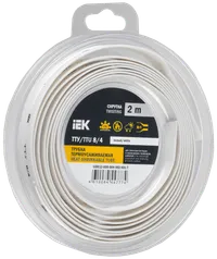 Heat shrink tubing TTU ng-LS 8/4 white (2m/pack) IEK
