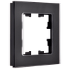 BRITE Рамка 1-местная РУ-1-2-Бр стекло черный матовый IEK4