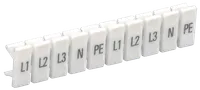 Маркеры для КПИ-1,5мм2 с символами "L1, L2, L3, N, PE" IEK