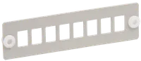 ITK Панель для 8-ми оптических адаптеров (SC или LC-Duplex в 19" кросс)
