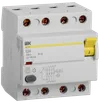 Выключатель дифференциальный (УЗО) ВД1-63 4Р 63А 100мА тип А IEK0