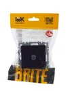 BRITE TV socket PTB11-0-BrB black IEK6