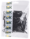Дюбель хомут 5х8мм нейлон черный (100шт) IEK1