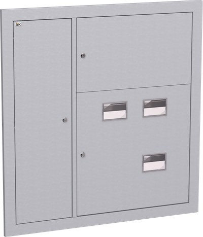 Корпус металлический ЩЭ-3-Э 36 IP31 (слаботочный отсек слева) LIGHT IEK