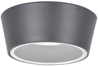 LIGHTING Светильник уличный 5104 потолочный под лампу GX53 IP65 серый IEK