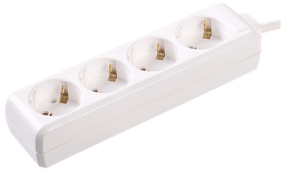 Удлинитель У04 4 места с заземлением 1,5м 3х1мм2 16А/250В IEK