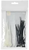 Set of clamps 2.5x100 (25 white; 25 black) (50pcs/pack) IEK0