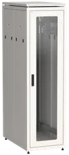ITK LINEA N Шкаф сетевой 19" 42U 600х1000мм стеклянная передняя дверь серый0