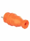 VBp3-1-0m Plug straight OMEGA IP44 rubber orange IEK3