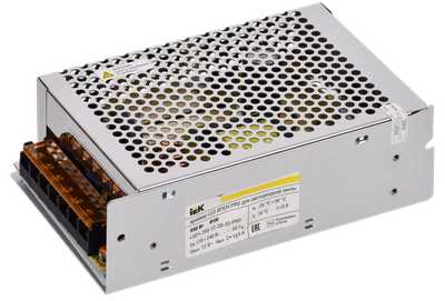 Драйвер LED ИПСН-PRO 250Вт 12В блок-клеммы IP20 IEK