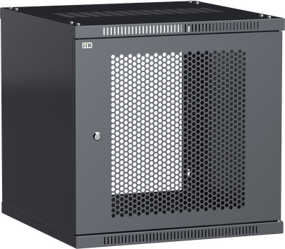 ITK Шкаф LINEA WE 18U 600х600мм дверь перфорированная черный