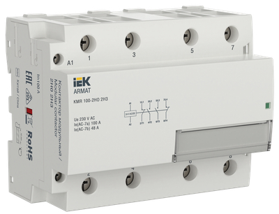 ARMAT Контактор модульный KMR 100А 24В AC/DC 2НО 2НЗ IEK