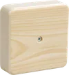 Коробка распаячная КМ для открытой проводки 75х75х28мм сосна IEK0