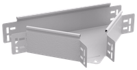 ESCA 7 Разветвитель Т-образный 80х80-1,5 RAL 9016 IEK