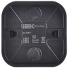 GLORY Розетка для открытой установки компьютерная RJ45 кат.5E РК10-ХЧм черный матовый IEK4