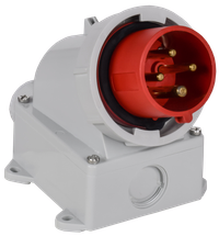 Вилка стационарная ССИ-5142 16А-6ч/380В 3P+PE IP67 IEK