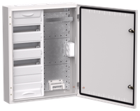 TITAN 5 Корпус комбинированный ЩРн-48 (2х48) 710х570х140мм IP30 белый IEK