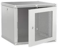 ITK LINEA W Шкаф настенный 9U 600х600мм дверь перфорированная серый 2.0