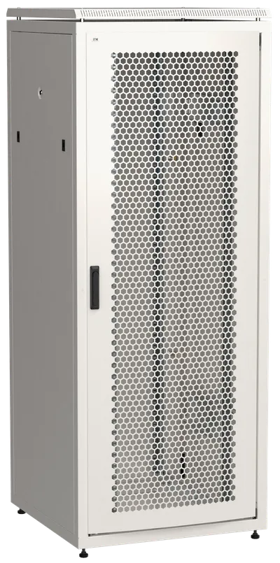 ITK LINEA N Шкаф сетевой 19" 42U 800х800мм перфорированная передняя дверь задняя металлическая серый