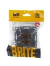 BRITE Audio socket 4-gang RA10-BrM marengo IEK5