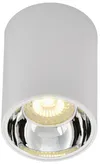 LIGHTING Светильник 4111 накладной потолочный под лампу GU10 белый/хром пластик IEK3