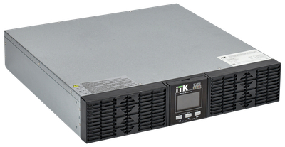 ITK ELECTRA OR ИБП однофазный онлайн 6кВА/6кВт 2U LCD дисплей 192-240VDC клеммная колодка без АКБ с регулируемым зарядным устройством USB EPO RS232 SNMP слот Rack/Tower