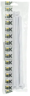 Хомут-липучка ХКл 14х310мм белый (100шт) IEK1