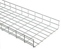 Reinforced wire-mesh cable tray 85x400