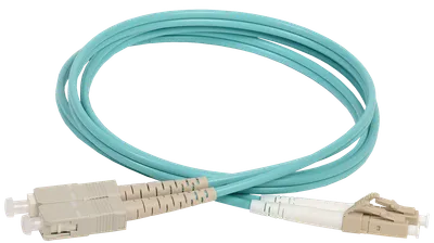 ITK Оптический коммутационный соединительный шнур (патч-корд), MM, 50/125 (OM3), LC/UPC-SC/UPC, (Duplex), 3м