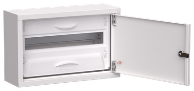 TITAN 5 Корпус металлический ЩРн-18 (1х18) 268х420х140мм IP31 белый (одна дверь) IEK