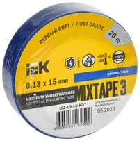 MIXTAPE 3 Electrical tape 0.13x15mm blue 20m IEK