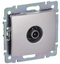 VALENA Розетка TV тип звезда алюминий