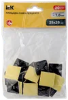 Self-Adhesive Nylon Pads 25x25 black under clamp(20pcs.) IEK1