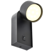 LIGHTING Светильник 4041 накладной настенный под лампу GX53 черный IEK2