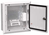 TITAN 5 Корпус мультимедиа ЩРв-12 (1х12) 380х365х130мм IP30 белый IEK